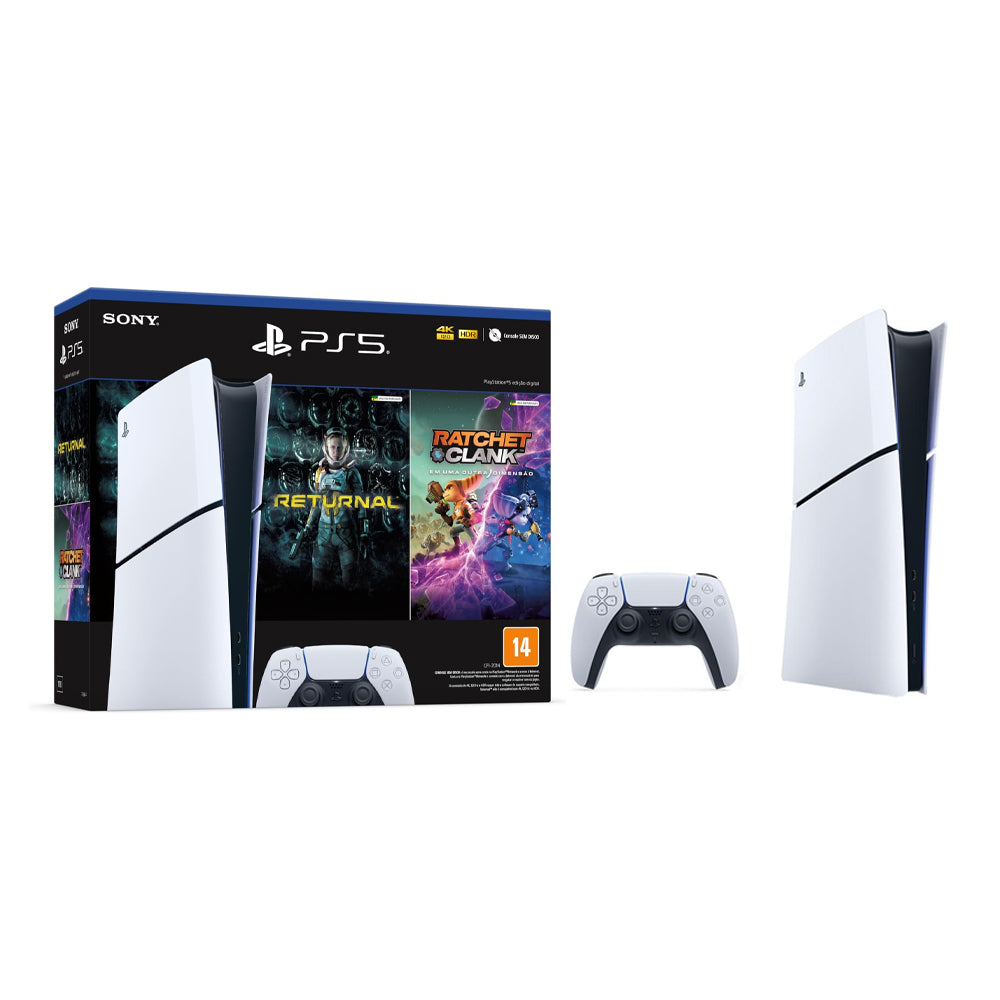 Console Playstation 5 Slim Digital + Returnal e Ratchet & Clank