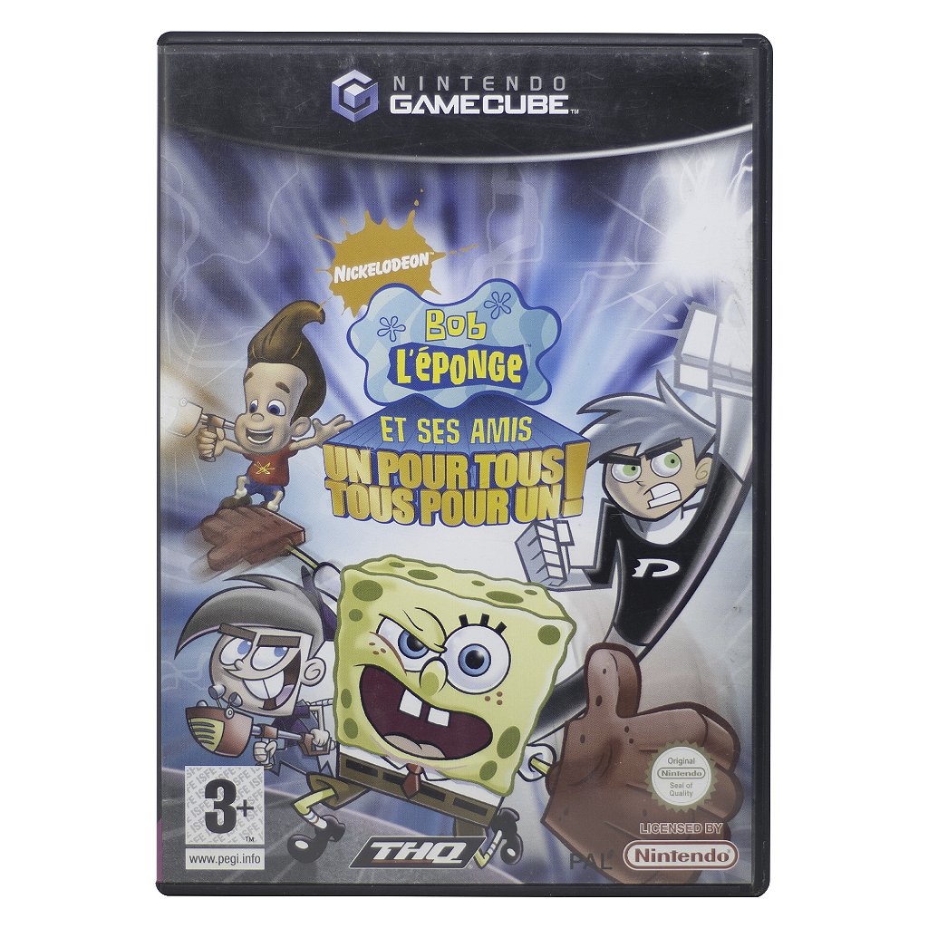 Jogo Usado Bob l'éponge et ses amis: Un pour tous, tous pour un! - Versão EUROPEIA - GameCube