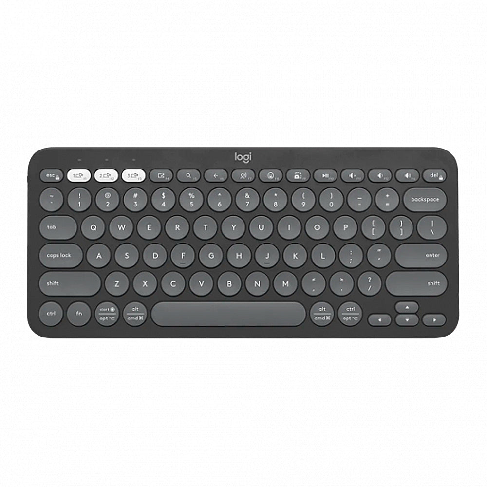 Teclado Logitech Pebble 2 K380s Grafite
