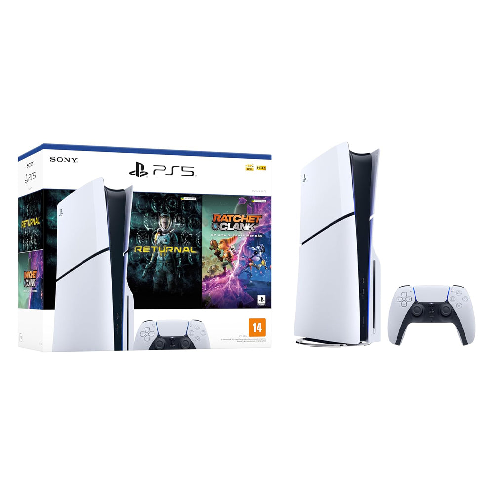 Console Playstation 5 Slim Com Drive + Returnal e Ratchet & Clank