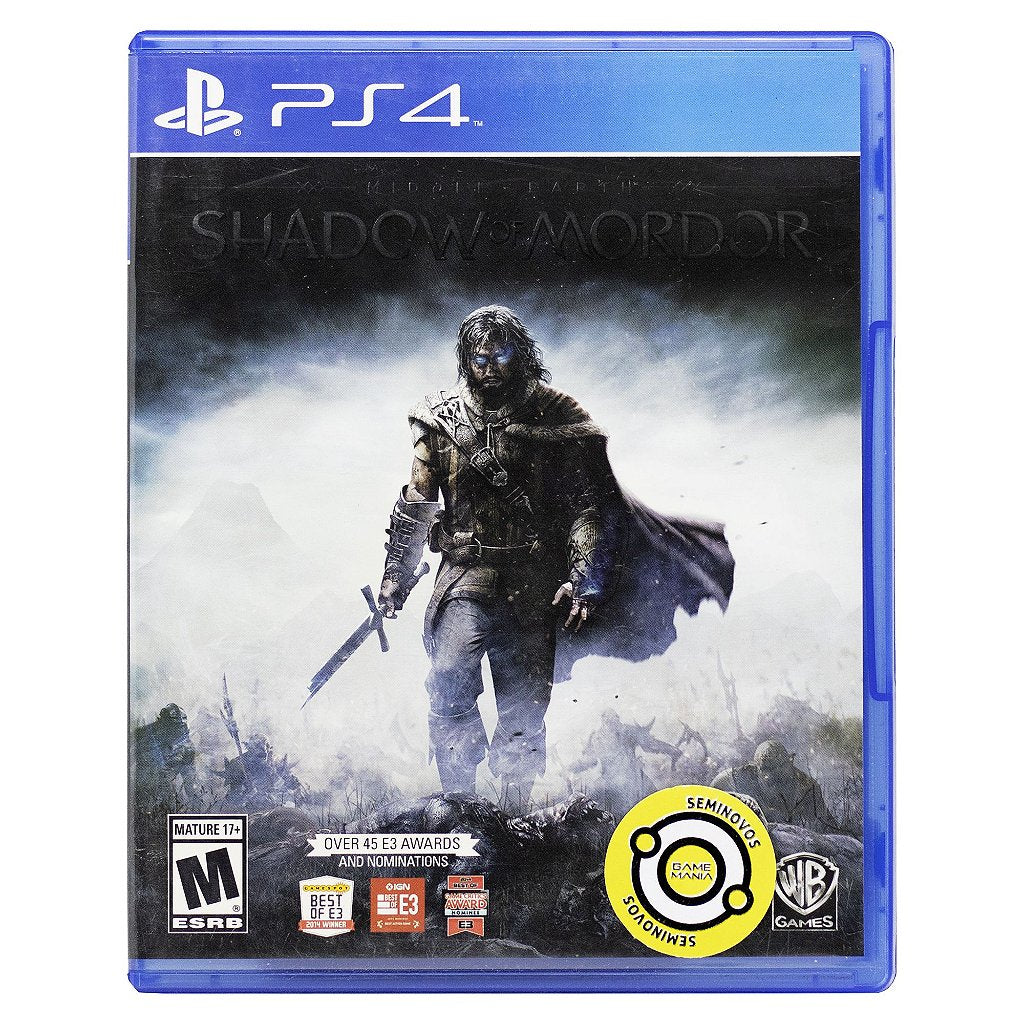 Jogo Usado Sombras de Mordor PS4