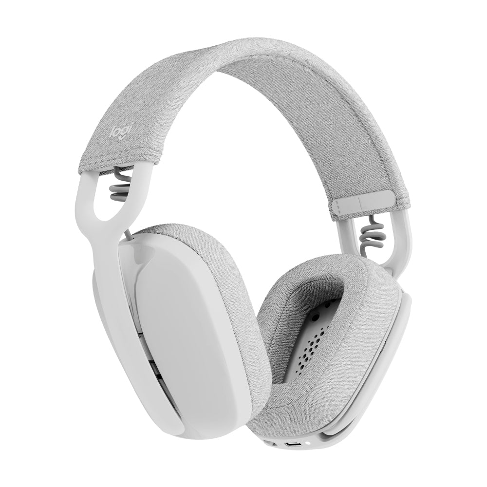Headset Logitech Zone Vibe 100 Sem Fio Branco